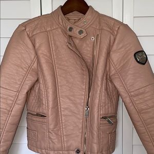 Moto girls jacket